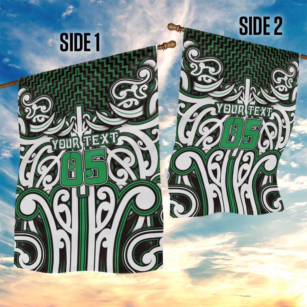 Custom Aotearoa Ngai Tahu Garden Flag Maori Tribal Pattern Mix Poutama LT05 - Polynesian Pride