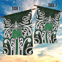 Custom Aotearoa Ngai Tahu Garden Flag Maori Tribal Pattern Mix Poutama LT05 - Polynesian Pride