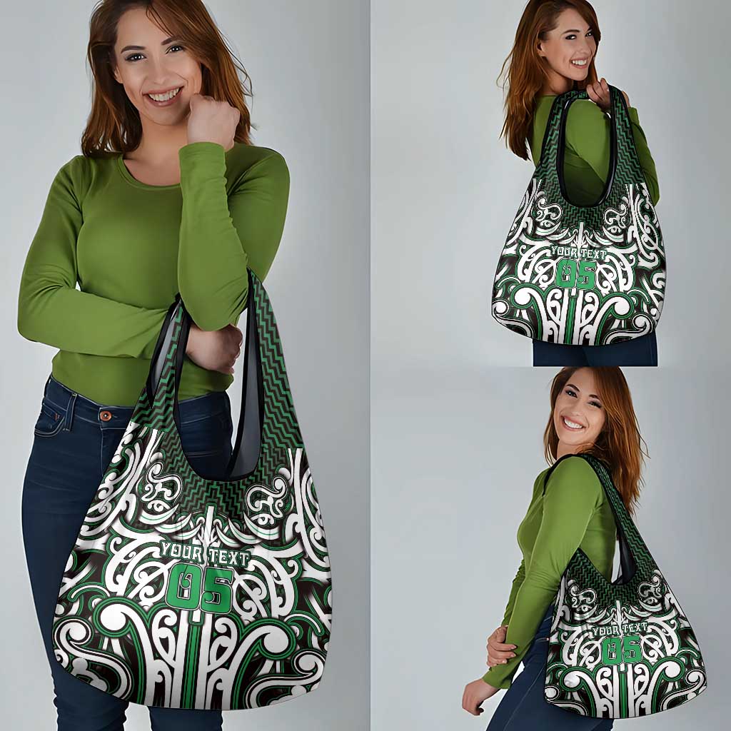 Custom Aotearoa Ngai Tahu Grocery Bag Maori Tribal Pattern Mix Poutama LT05 - Polynesian Pride