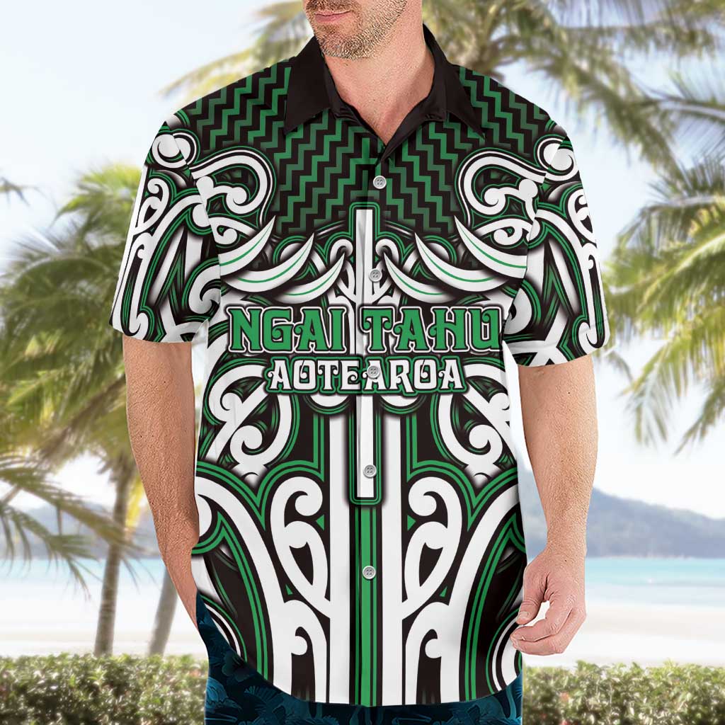 Custom Aotearoa Ngai Tahu Hawaiian Shirt Maori Tribal Pattern Mix Poutama LT05 - Polynesian Pride