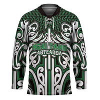 Custom Aotearoa Ngai Tahu Hockey Jersey Maori Tribal Pattern Mix Poutama