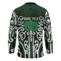 Custom Aotearoa Ngai Tahu Hockey Jersey Maori Tribal Pattern Mix Poutama