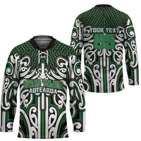Custom Aotearoa Ngai Tahu Hockey Jersey Maori Tribal Pattern Mix Poutama