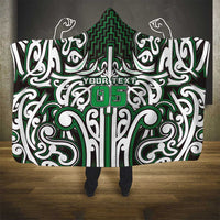 Custom Aotearoa Ngai Tahu Hooded Blanket Maori Tribal Pattern Mix Poutama LT05 - Polynesian Pride