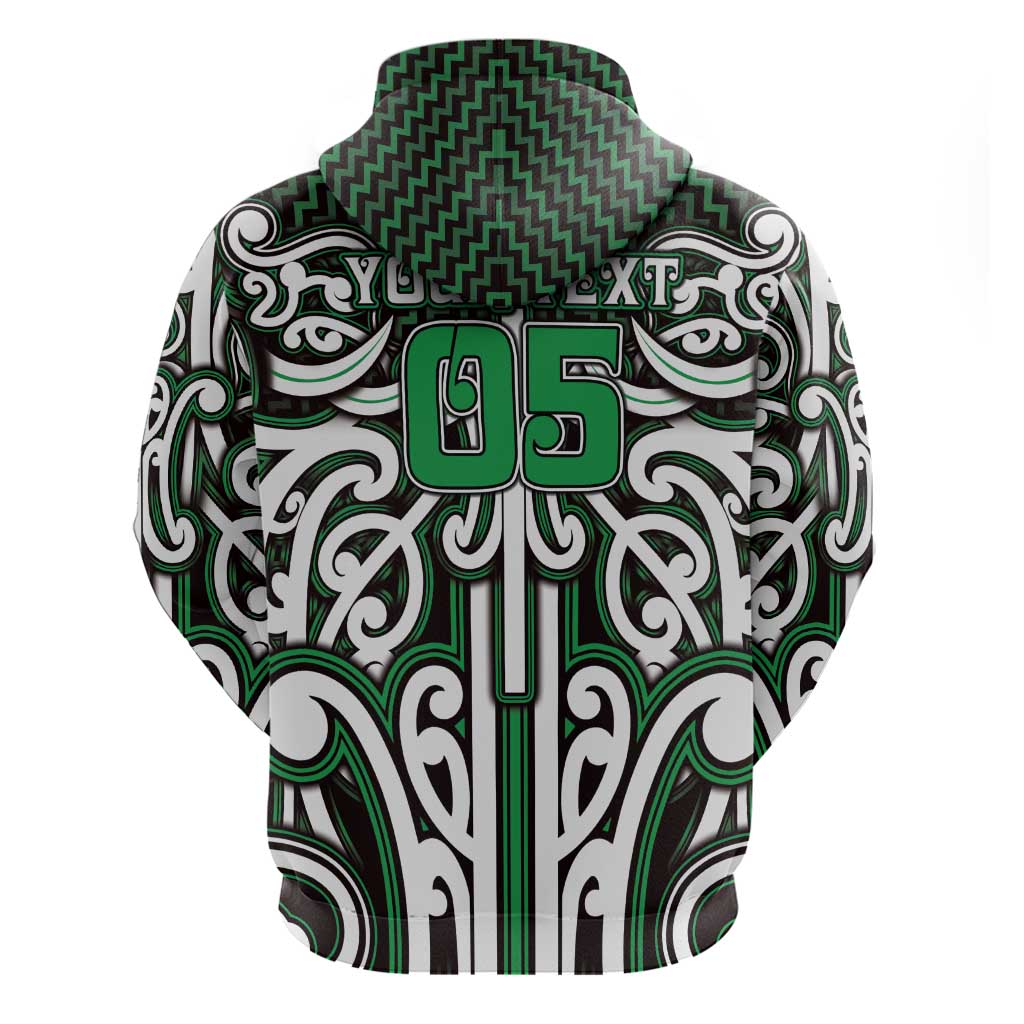 Custom Aotearoa Ngai Tahu Hoodie Maori Tribal Pattern Mix Poutama LT05 - Polynesian Pride