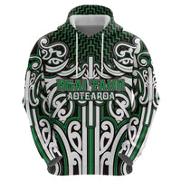 Custom Aotearoa Ngai Tahu Hoodie Maori Tribal Pattern Mix Poutama LT05 - Polynesian Pride