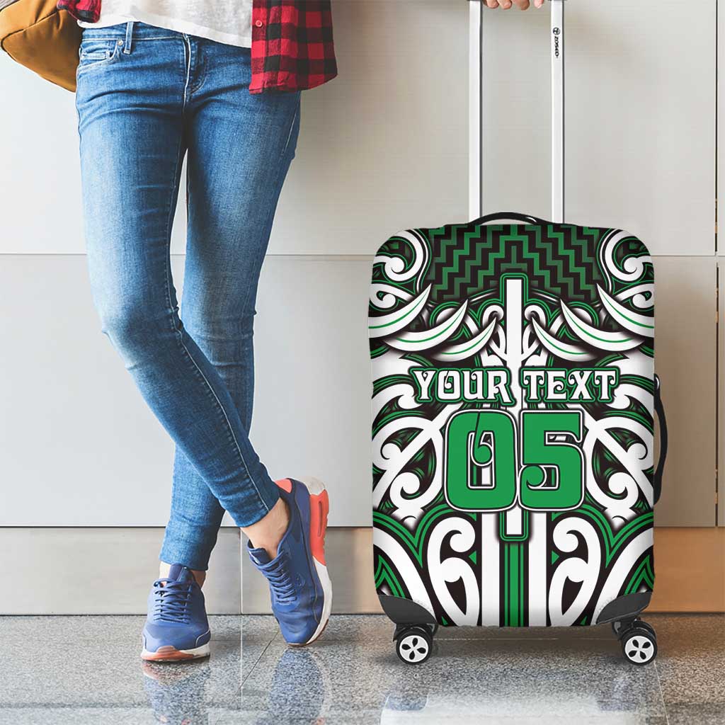 Custom Aotearoa Ngai Tahu Luggage Cover Maori Tribal Pattern Mix Poutama