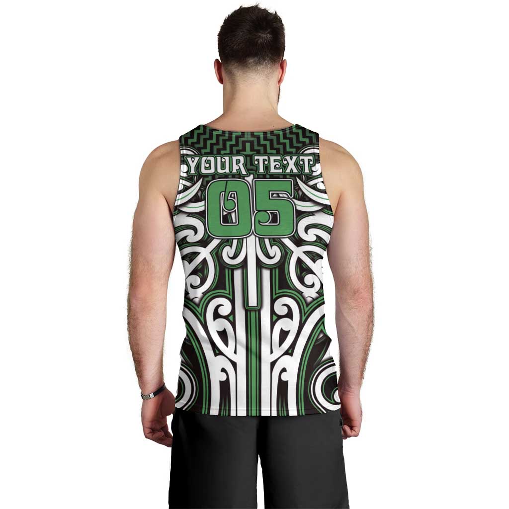 Custom Aotearoa Ngai Tahu Men Tank Top Maori Tribal Pattern Mix Poutama LT05 - Polynesian Pride