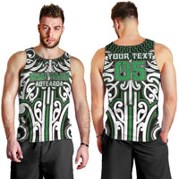 Custom Aotearoa Ngai Tahu Men Tank Top Maori Tribal Pattern Mix Poutama LT05 - Polynesian Pride