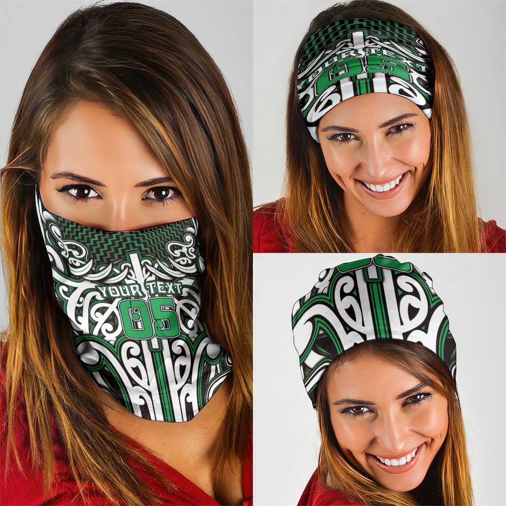 Custom Aotearoa Ngai Tahu Neck Gaiter Maori Tribal Pattern Mix Poutama LT05 - Polynesian Pride