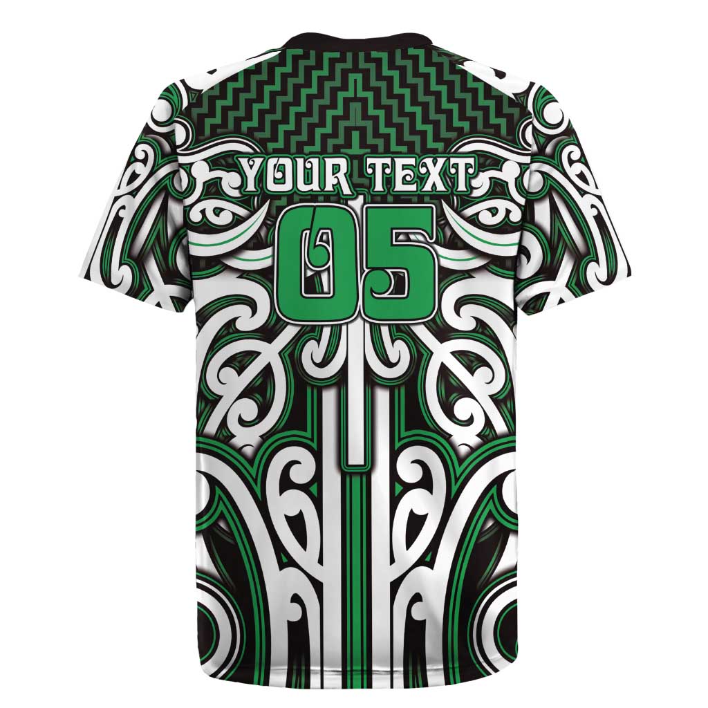 Custom Aotearoa Ngai Tahu Rugby Jersey Maori Tribal Pattern Mix Poutama LT05 - Polynesian Pride