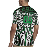 Custom Aotearoa Ngai Tahu Rugby Jersey Maori Tribal Pattern Mix Poutama LT05 - Polynesian Pride