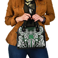 Custom Aotearoa Ngai Tahu Shoulder Handbag Maori Tribal Pattern Mix Poutama LT05 - Polynesian Pride