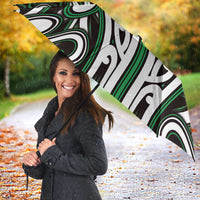 Custom Aotearoa Ngai Tahu Umbrella Maori Tribal Pattern Mix Poutama LT05 - Polynesian Pride
