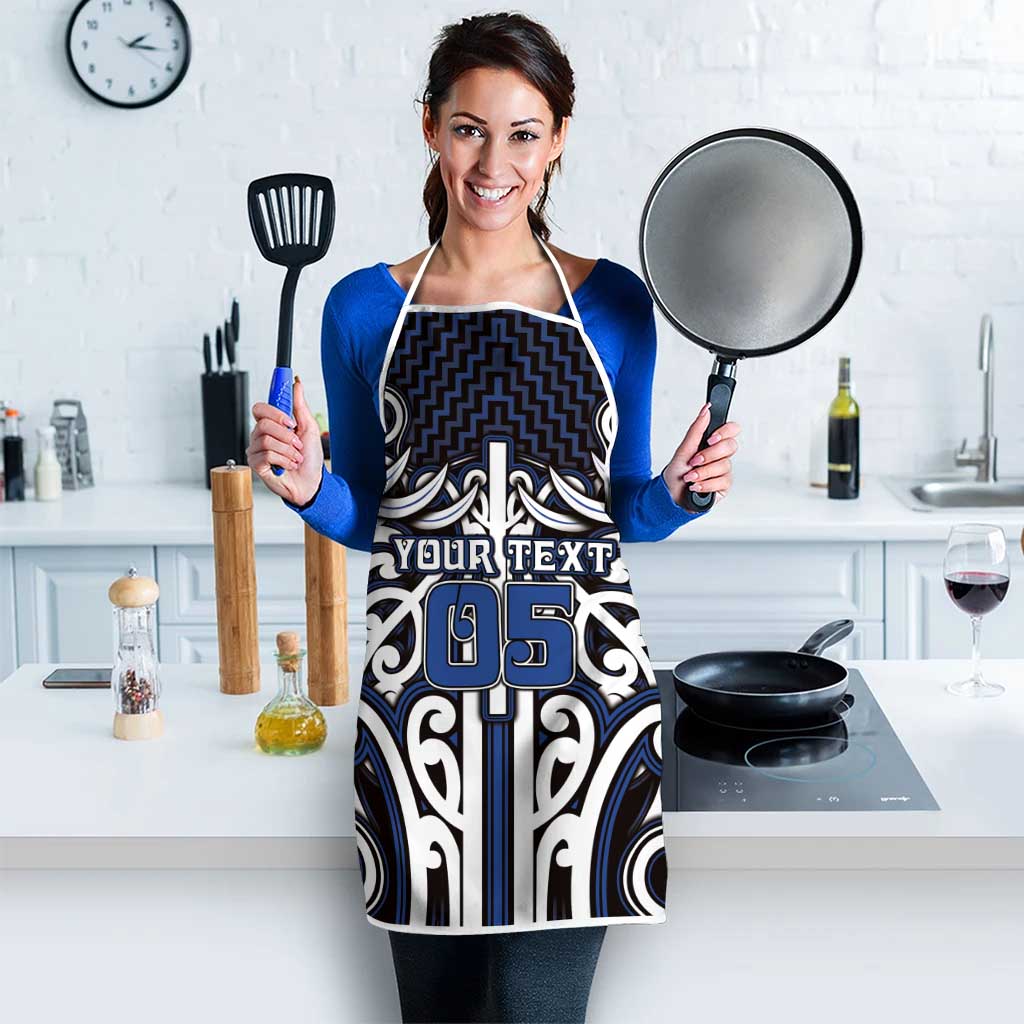 Custom Aotearoa Ngati Tuwharetoa Apron Maori Tribal Pattern Mix Poutama LT05 - Polynesian Pride