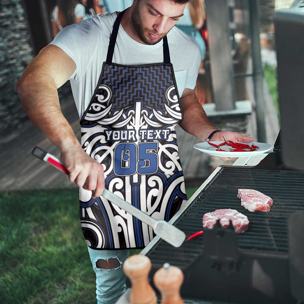 Custom Aotearoa Ngati Tuwharetoa Apron Maori Tribal Pattern Mix Poutama LT05 - Polynesian Pride