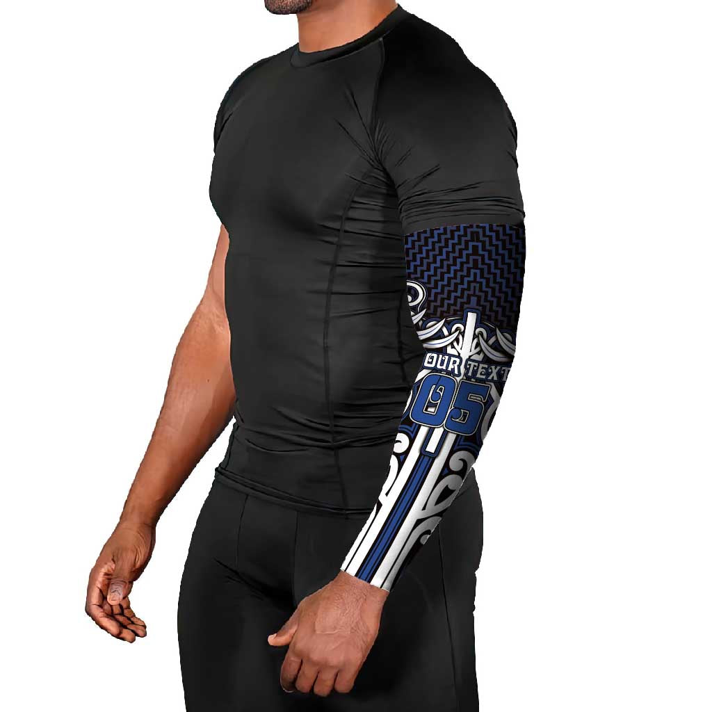 Custom Aotearoa Ngati Tuwharetoa Arm Sleeves Maori Tribal Pattern Mix Poutama
