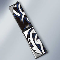 Custom Aotearoa Ngati Tuwharetoa Auto Sun Shade Maori Tribal Pattern Mix Poutama LT05 - Polynesian Pride