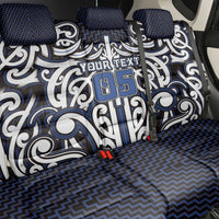 Custom Aotearoa Ngati Tuwharetoa Back Car Seat Cover Maori Tribal Pattern Mix Poutama LT05 - Polynesian Pride