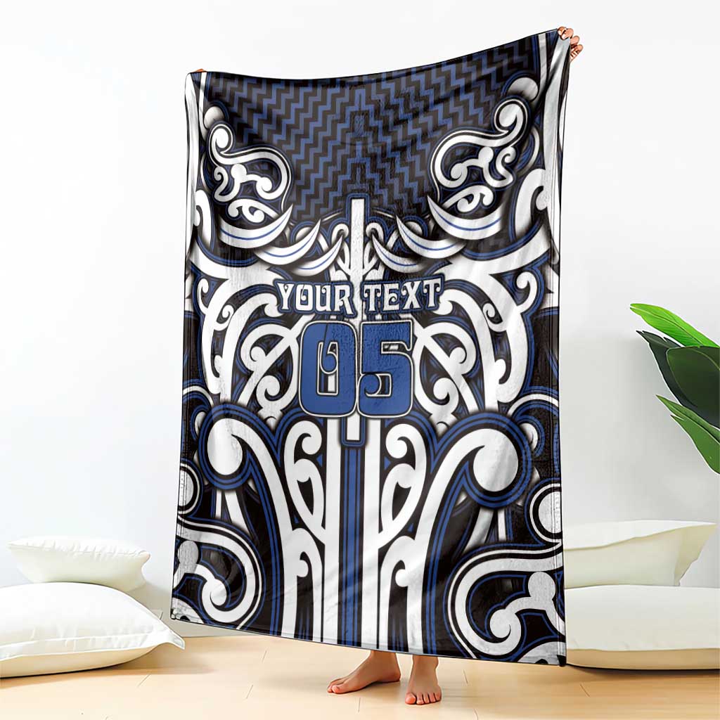 Custom Aotearoa Ngati Tuwharetoa Blanket Maori Tribal Pattern Mix Poutama