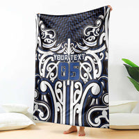 Custom Aotearoa Ngati Tuwharetoa Blanket Maori Tribal Pattern Mix Poutama