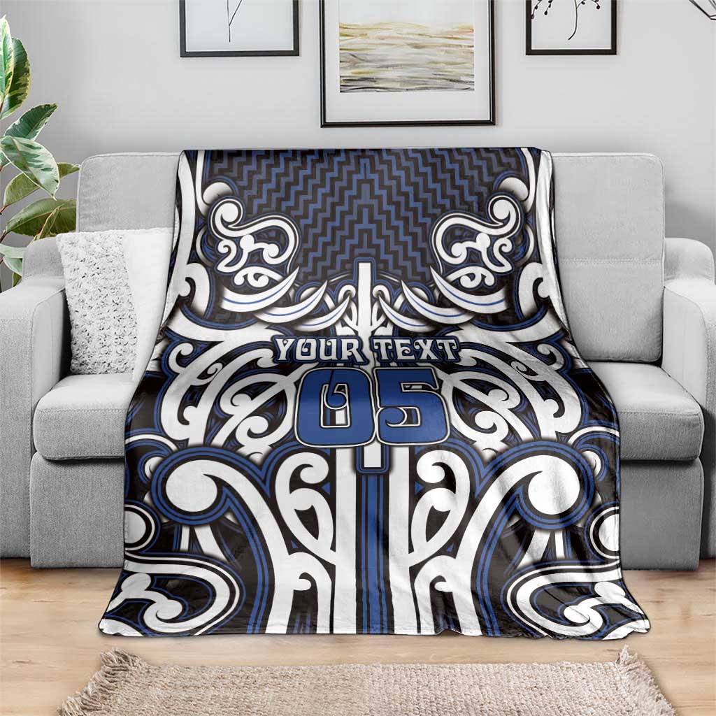 Custom Aotearoa Ngati Tuwharetoa Blanket Maori Tribal Pattern Mix Poutama