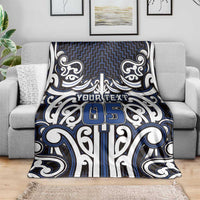 Custom Aotearoa Ngati Tuwharetoa Blanket Maori Tribal Pattern Mix Poutama