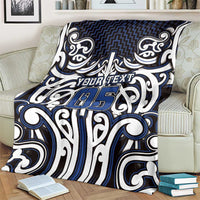 Custom Aotearoa Ngati Tuwharetoa Blanket Maori Tribal Pattern Mix Poutama