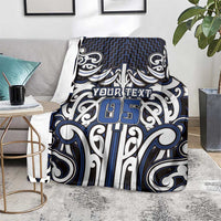 Custom Aotearoa Ngati Tuwharetoa Blanket Maori Tribal Pattern Mix Poutama