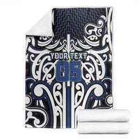 Custom Aotearoa Ngati Tuwharetoa Blanket Maori Tribal Pattern Mix Poutama