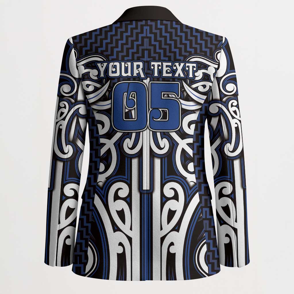 Custom Aotearoa Ngati Tuwharetoa Blazer Maori Tribal Pattern Mix Poutama LT05 - Polynesian Pride