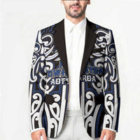 Custom Aotearoa Ngati Tuwharetoa Blazer Maori Tribal Pattern Mix Poutama LT05 - Polynesian Pride