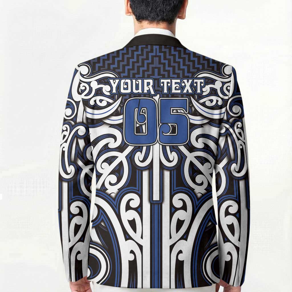 Custom Aotearoa Ngati Tuwharetoa Blazer Maori Tribal Pattern Mix Poutama LT05 - Polynesian Pride
