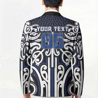 Custom Aotearoa Ngati Tuwharetoa Blazer Maori Tribal Pattern Mix Poutama LT05 - Polynesian Pride