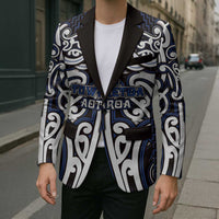 Custom Aotearoa Ngati Tuwharetoa Blazer Maori Tribal Pattern Mix Poutama LT05 - Polynesian Pride