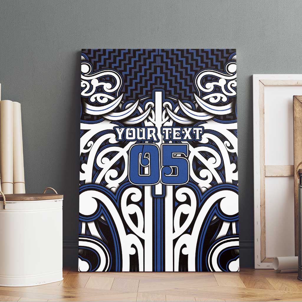 Custom Aotearoa Ngati Tuwharetoa Canvas Wall Art Maori Tribal Pattern Mix Poutama LT05 - Polynesian Pride