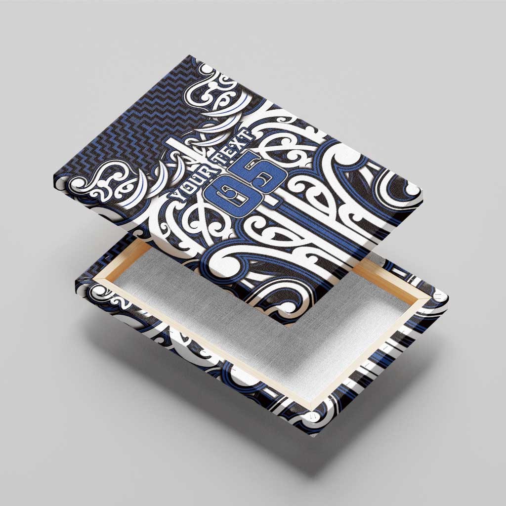 Custom Aotearoa Ngati Tuwharetoa Canvas Wall Art Maori Tribal Pattern Mix Poutama LT05 - Polynesian Pride