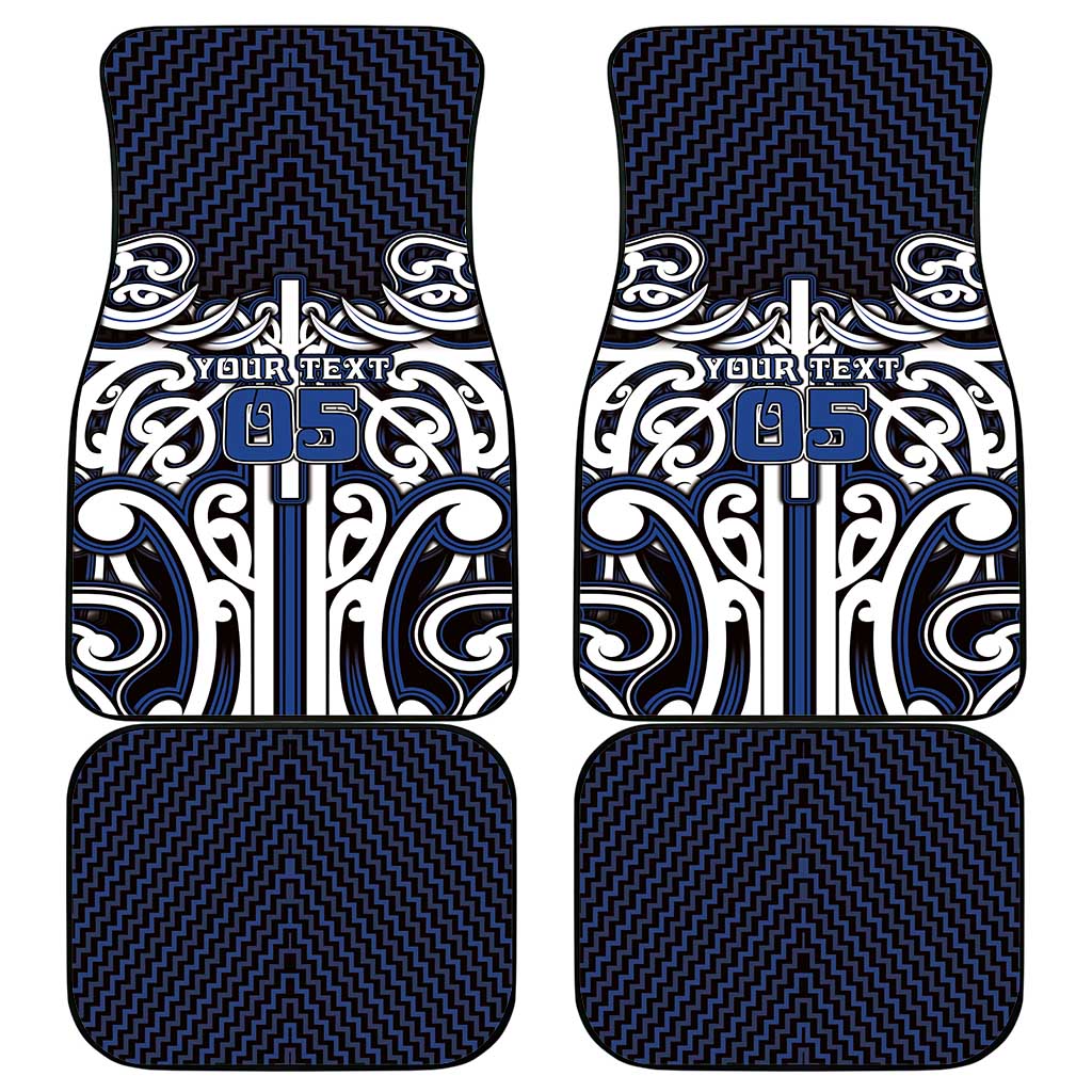 Custom Aotearoa Ngati Tuwharetoa Car Mats Maori Tribal Pattern Mix Poutama LT05 - Polynesian Pride