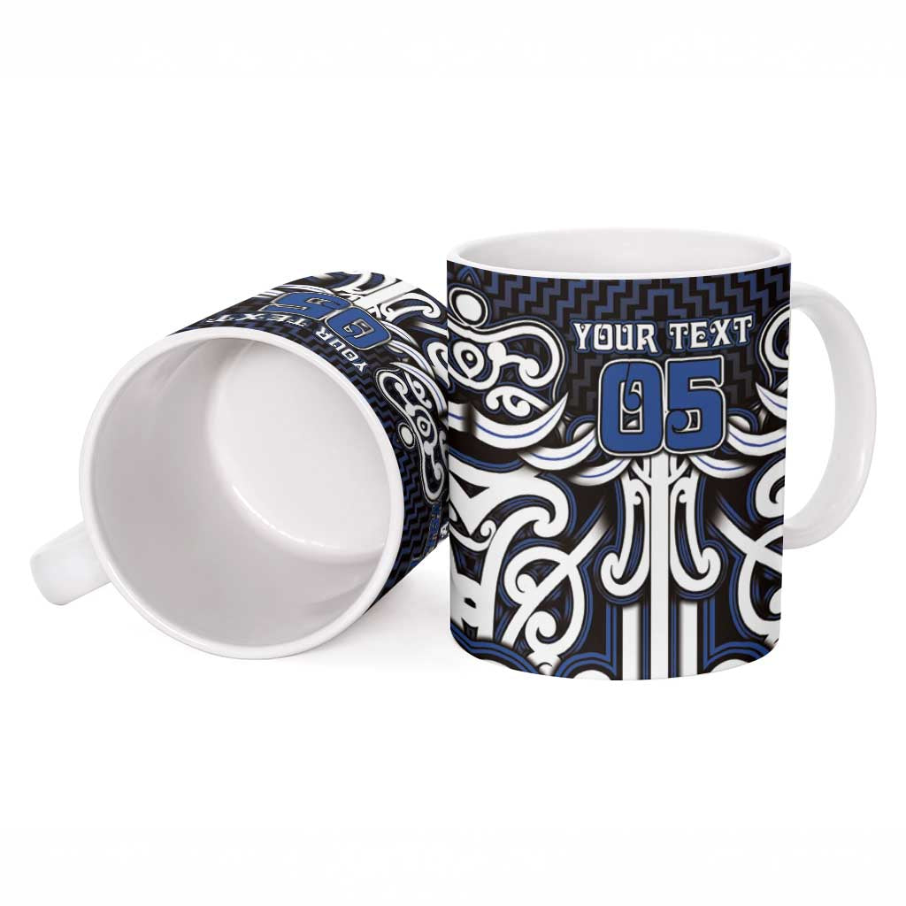 Custom Aotearoa Ngati Tuwharetoa Ceramic Mug Maori Tribal Pattern Mix Poutama LT05 - Polynesian Pride