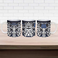 Custom Aotearoa Ngati Tuwharetoa Ceramic Mug Maori Tribal Pattern Mix Poutama LT05 - Polynesian Pride