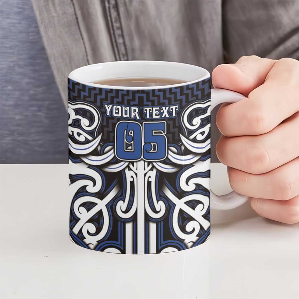 Custom Aotearoa Ngati Tuwharetoa Ceramic Mug Maori Tribal Pattern Mix Poutama LT05 - Polynesian Pride