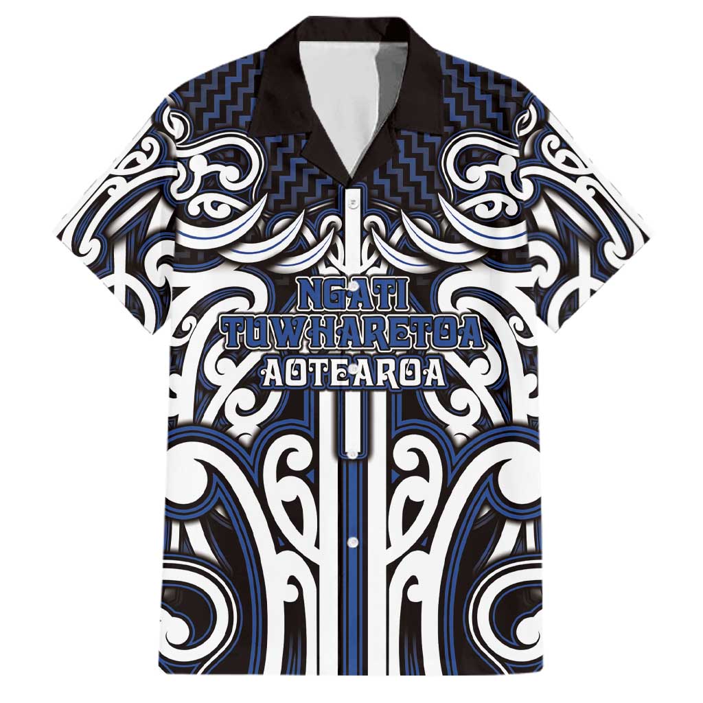 Custom Aotearoa Ngati Tuwharetoa Family Matching Long Sleeve Bodycon Dress and Hawaiian Shirt Maori Tribal Pattern Mix Poutama