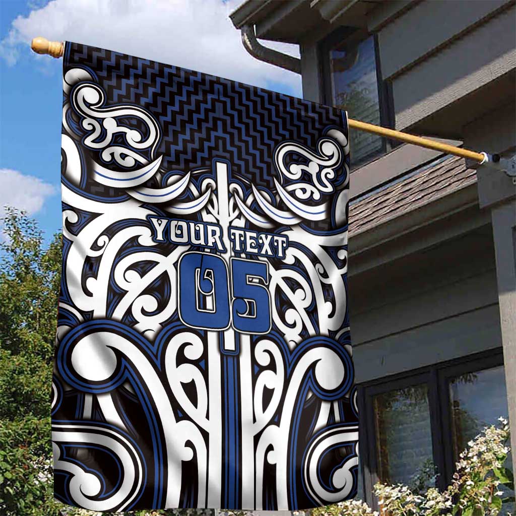 Custom Aotearoa Ngati Tuwharetoa Garden Flag Maori Tribal Pattern Mix Poutama LT05 - Polynesian Pride