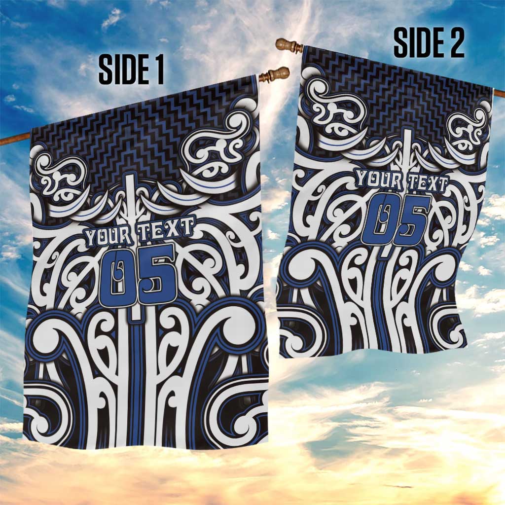 Custom Aotearoa Ngati Tuwharetoa Garden Flag Maori Tribal Pattern Mix Poutama LT05 - Polynesian Pride