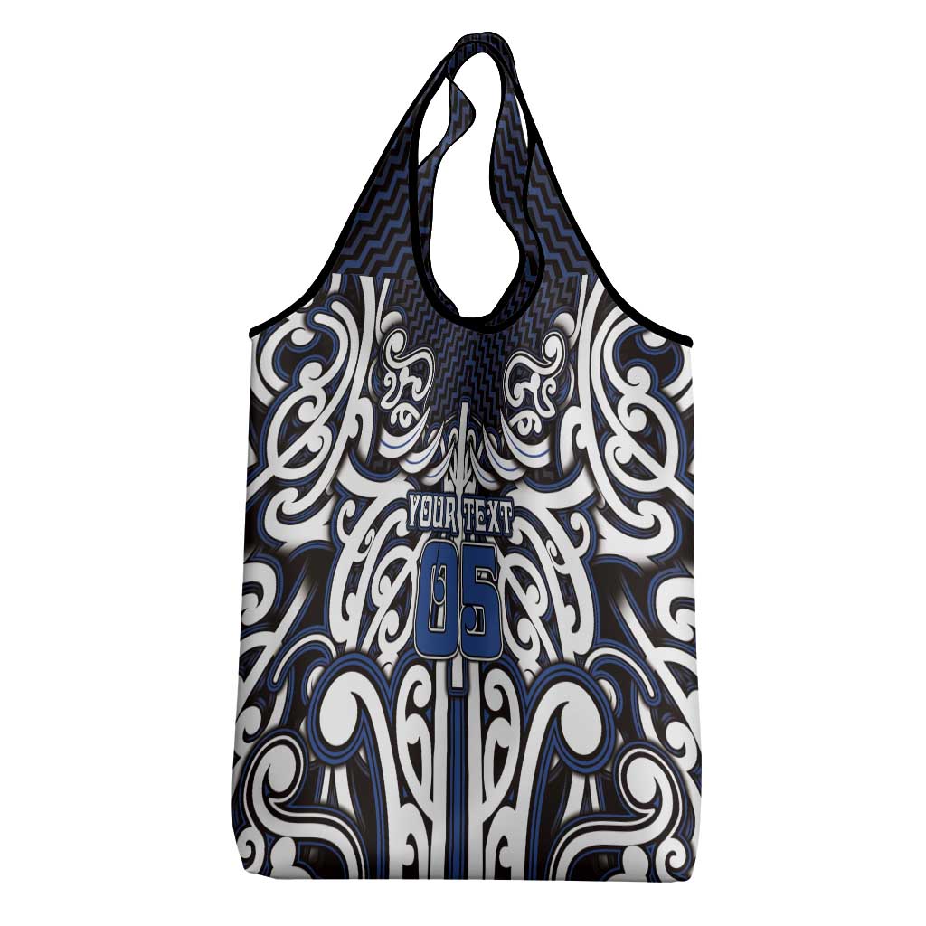 Custom Aotearoa Ngati Tuwharetoa Grocery Bag Maori Tribal Pattern Mix Poutama LT05 - Polynesian Pride