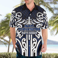 Custom Aotearoa Ngati Tuwharetoa Hawaiian Shirt Maori Tribal Pattern Mix Poutama LT05 - Polynesian Pride