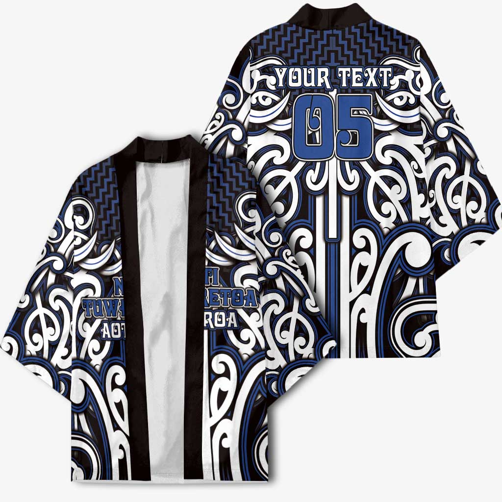 Custom Aotearoa Ngati Tuwharetoa Kimono Maori Tribal Pattern Mix Poutama LT05 - Polynesian Pride