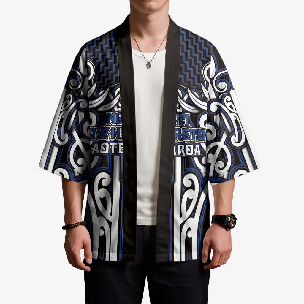 Custom Aotearoa Ngati Tuwharetoa Kimono Maori Tribal Pattern Mix Poutama LT05 - Polynesian Pride