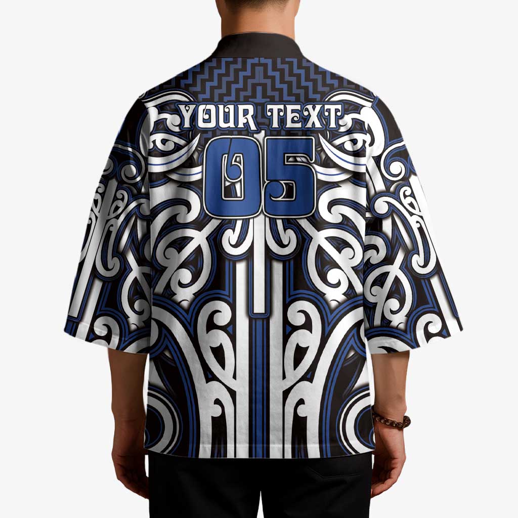Custom Aotearoa Ngati Tuwharetoa Kimono Maori Tribal Pattern Mix Poutama LT05 - Polynesian Pride