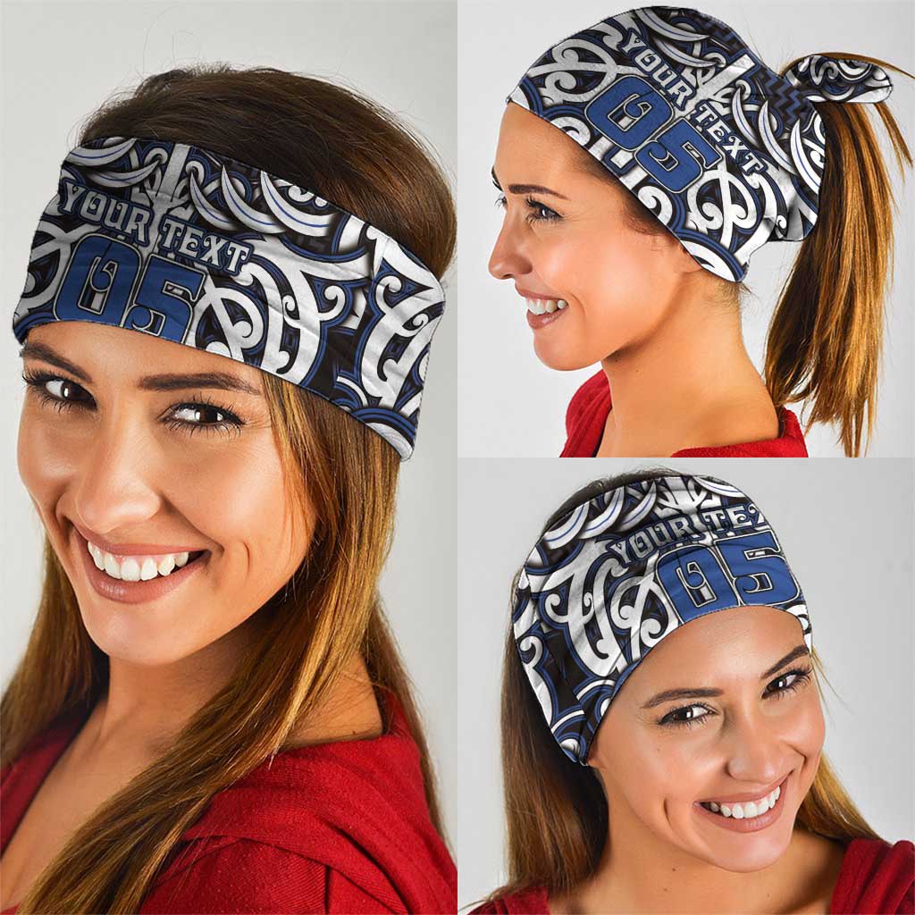 Custom Aotearoa Ngati Tuwharetoa Neck Gaiter Maori Tribal Pattern Mix Poutama LT05 - Polynesian Pride